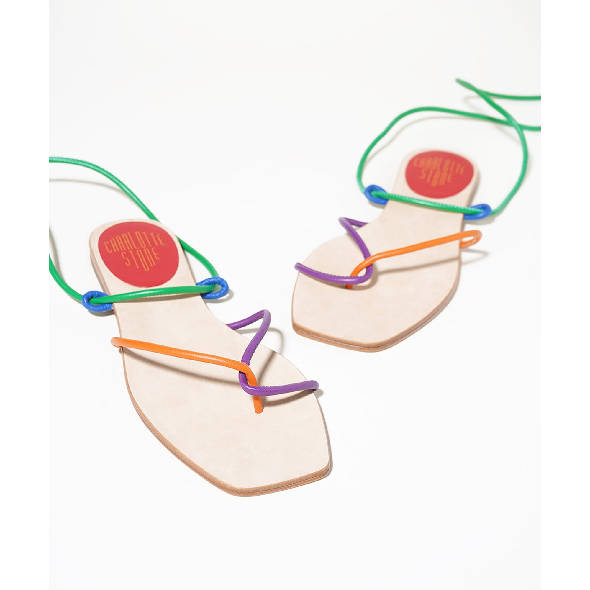 Nico Flat Wrap Sandal | Multi