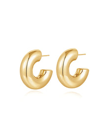 Noemi Hoops - Gold | Plated Gold