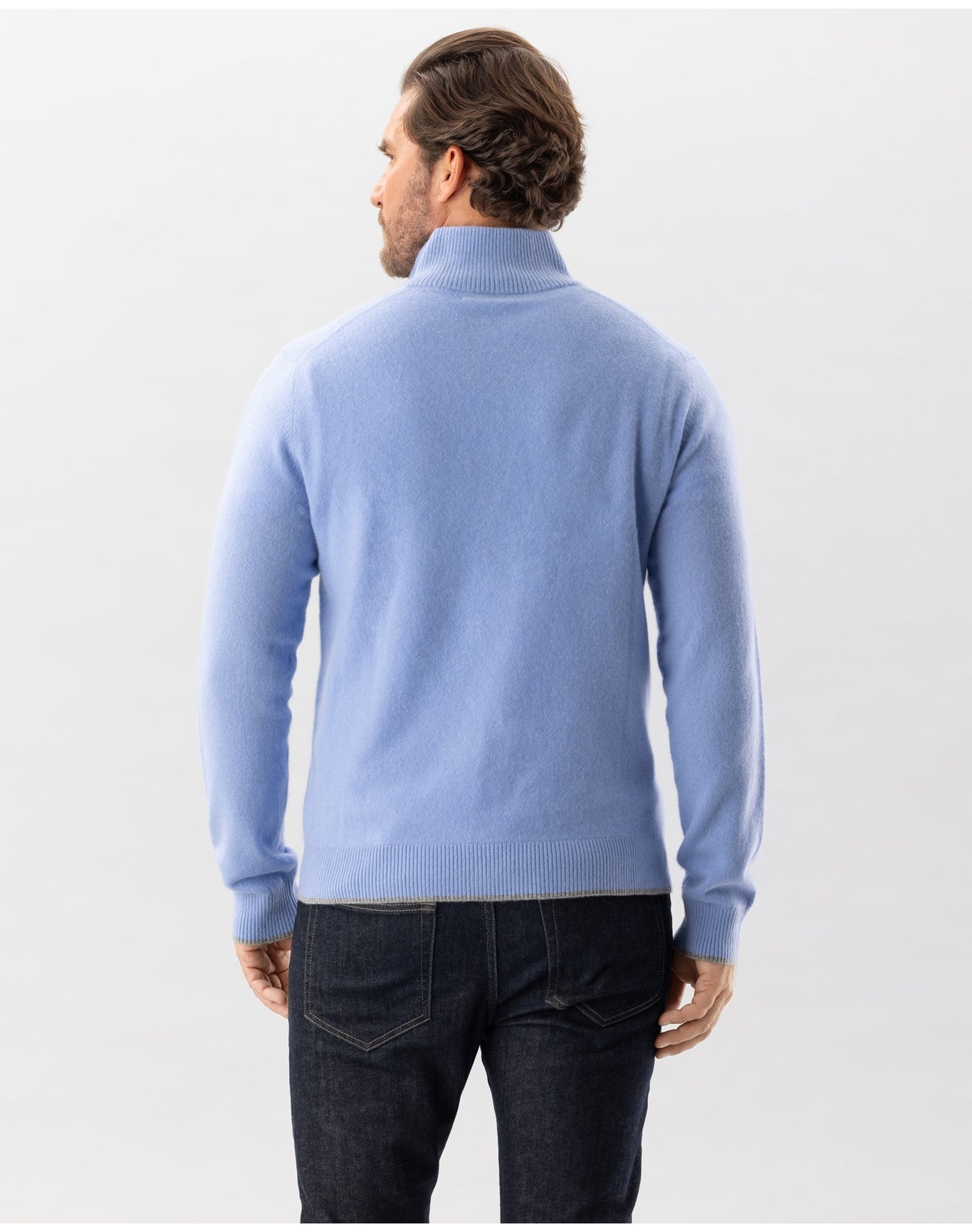 Nomad1942 | Men | Broadway Sweater | Ice Blue