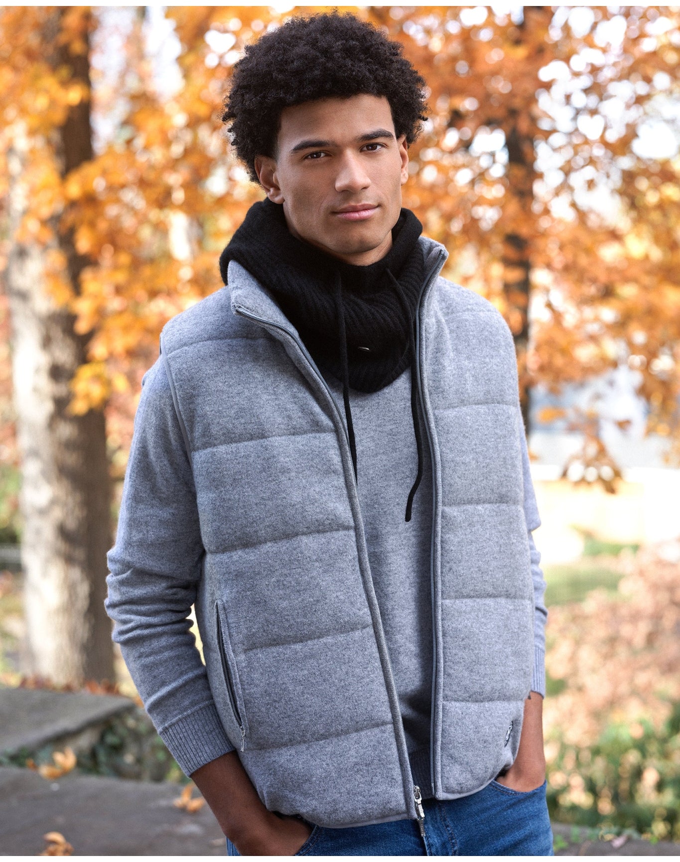 Nomad1942 | Men | Fordham Quilted Vest | Cobblestone