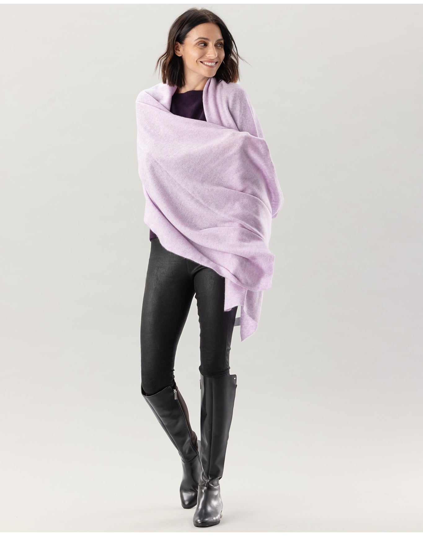 Nomad1942 | Unisex | Kennedy Cashmere Travel Wrap | Lavender