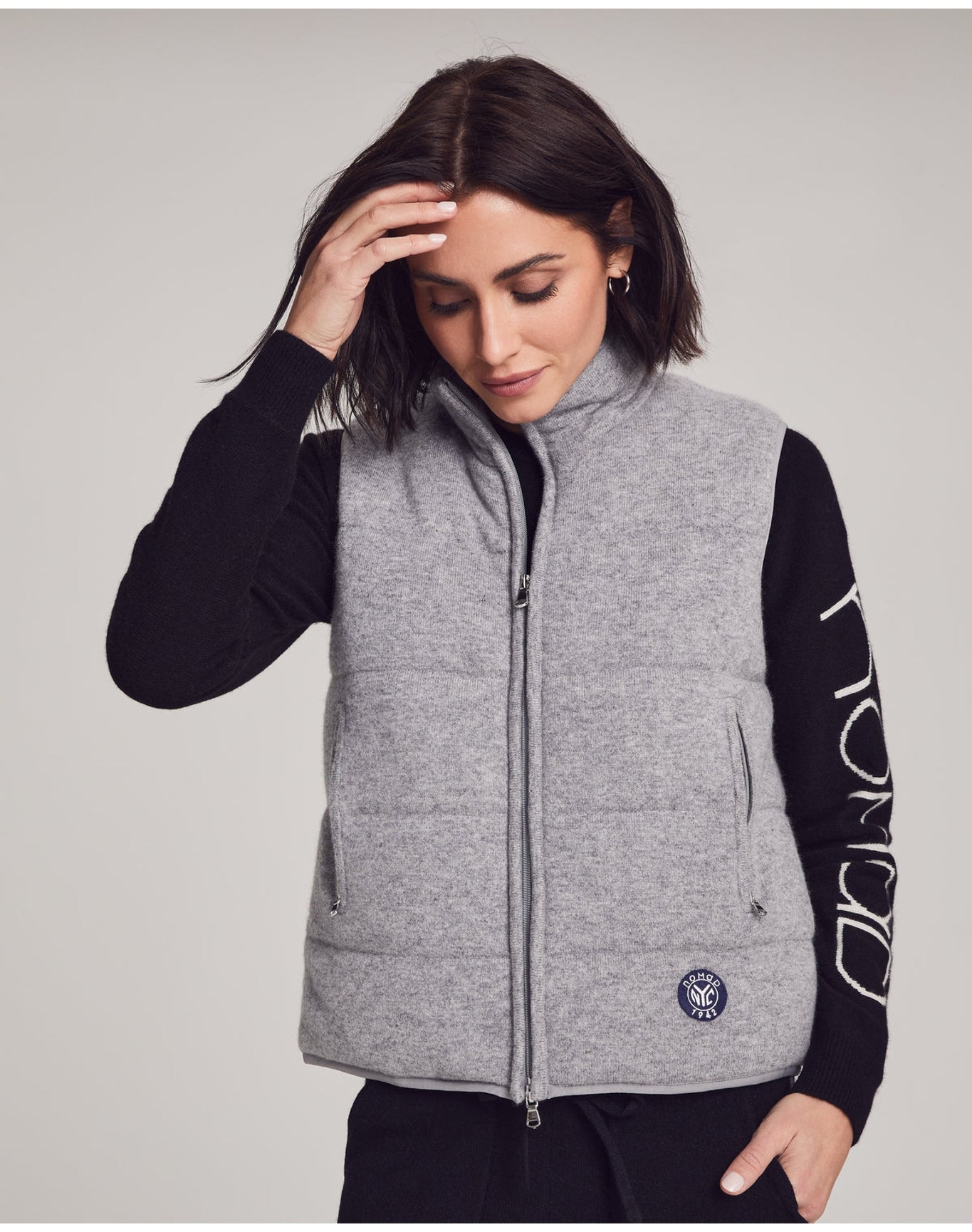 Nomad1942 | Unisex | Magnolia Quilted Vest | Cobblestone