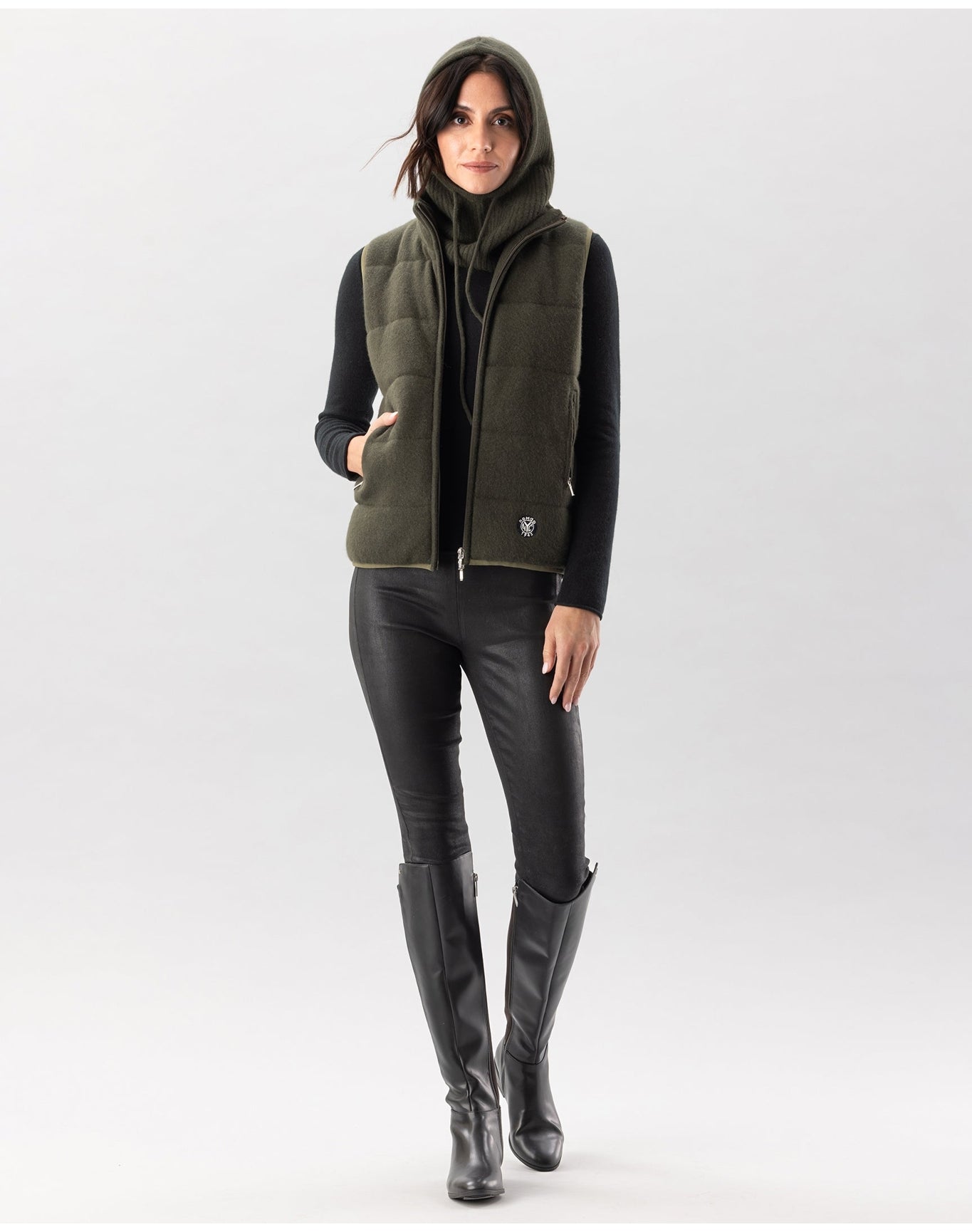 Nomad1942 | Unisex | Magnolia Quilted Vest | Olive