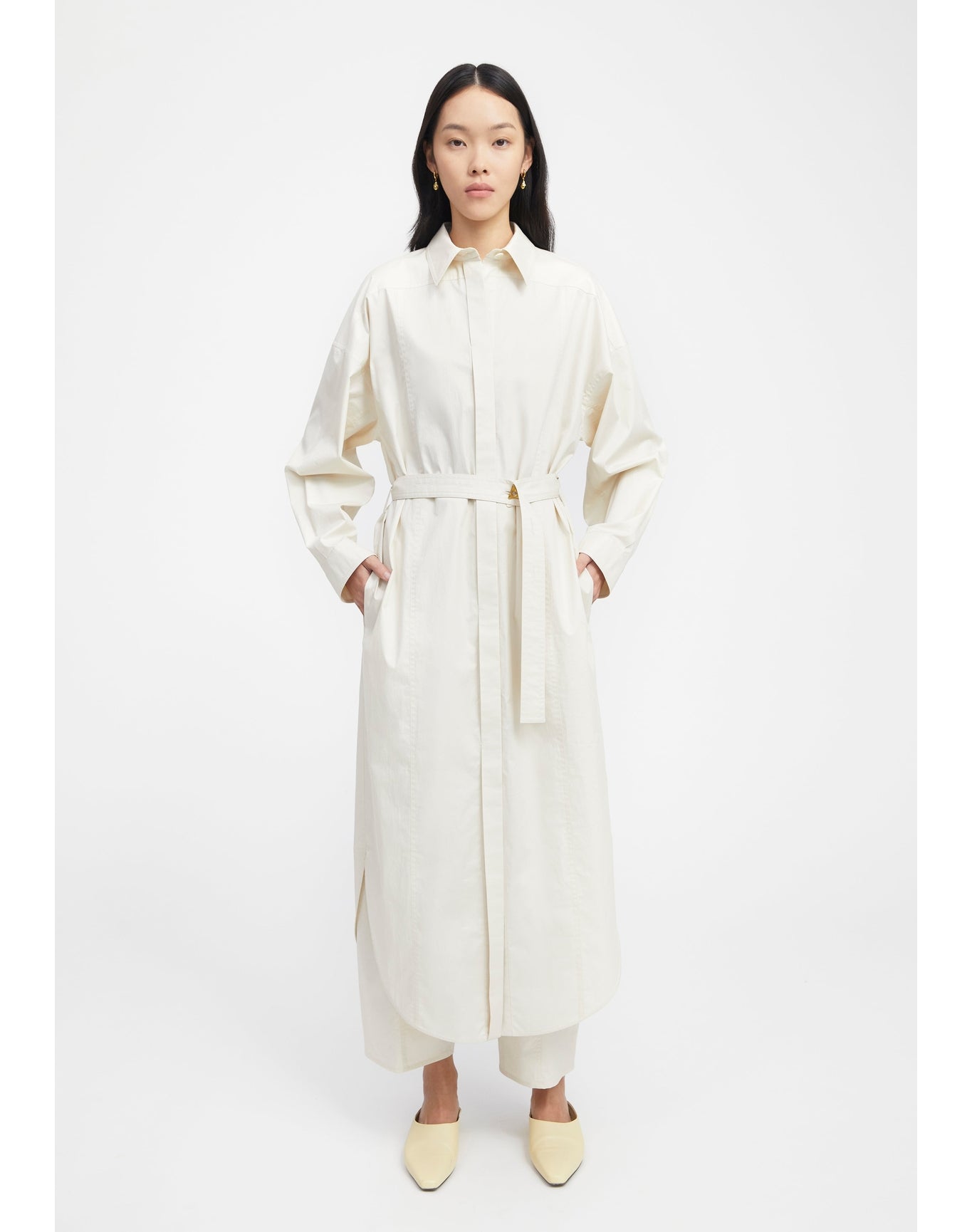 Nova | Poplin Dress | Off White