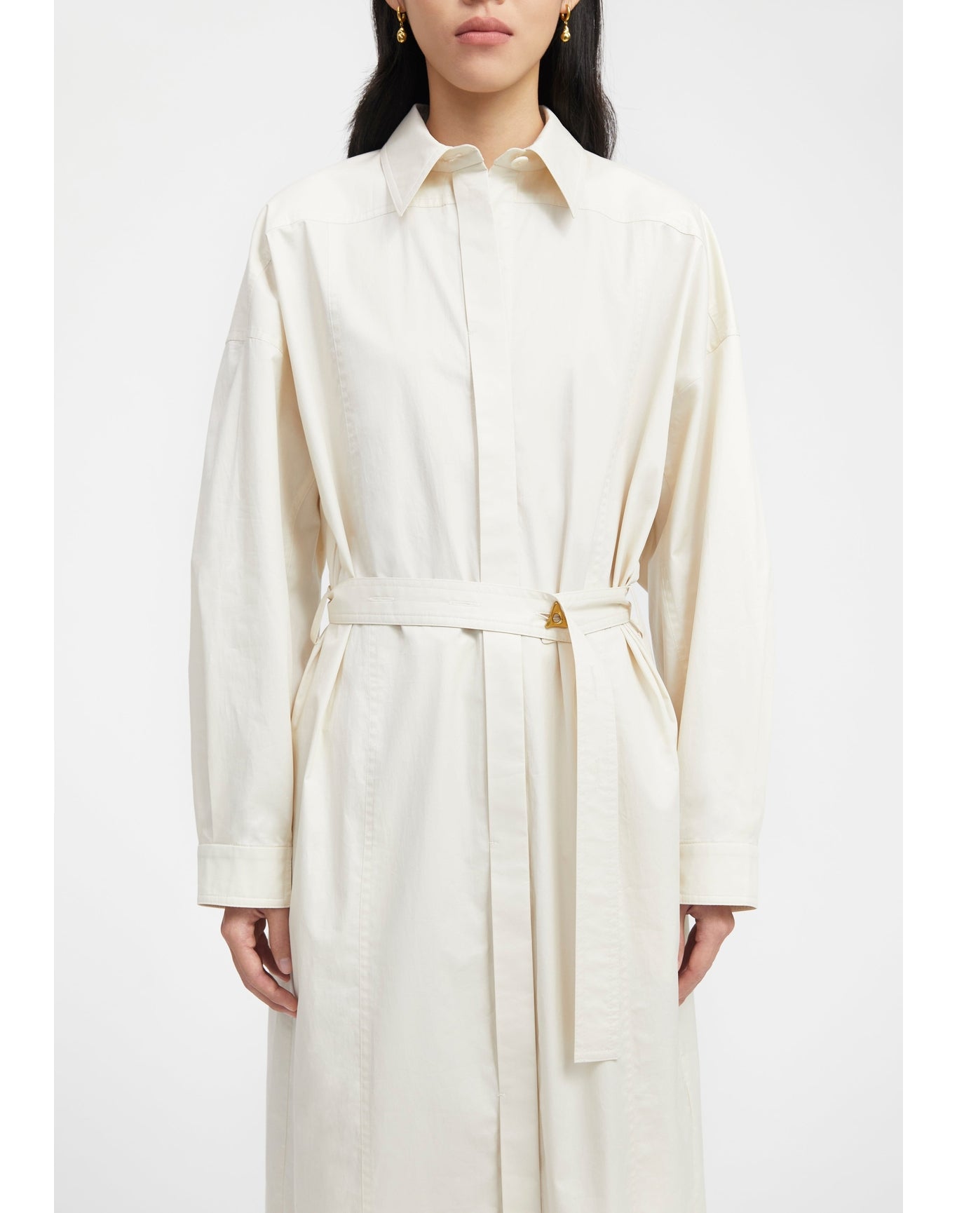 Nova | Poplin Dress | Off White