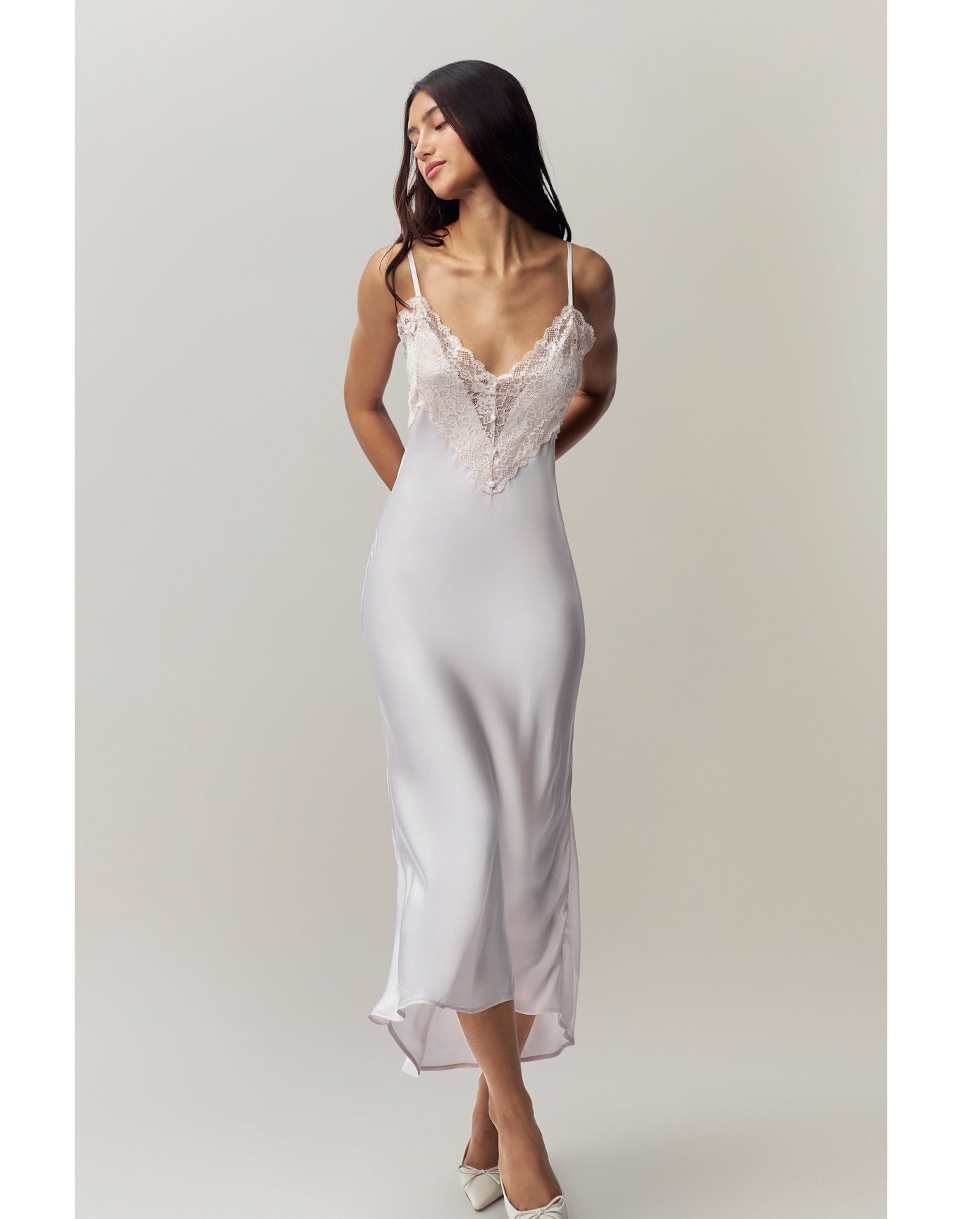 Nova Slip Midi Dress | Ballet Slipper