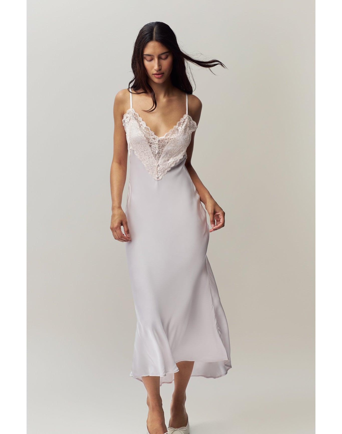 Nova Slip Midi Dress | Ballet Slipper