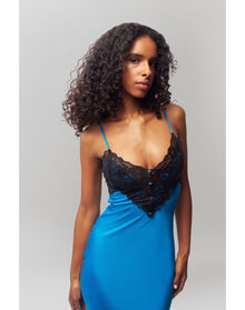 Nova Slip Midi Dress | Sapphire