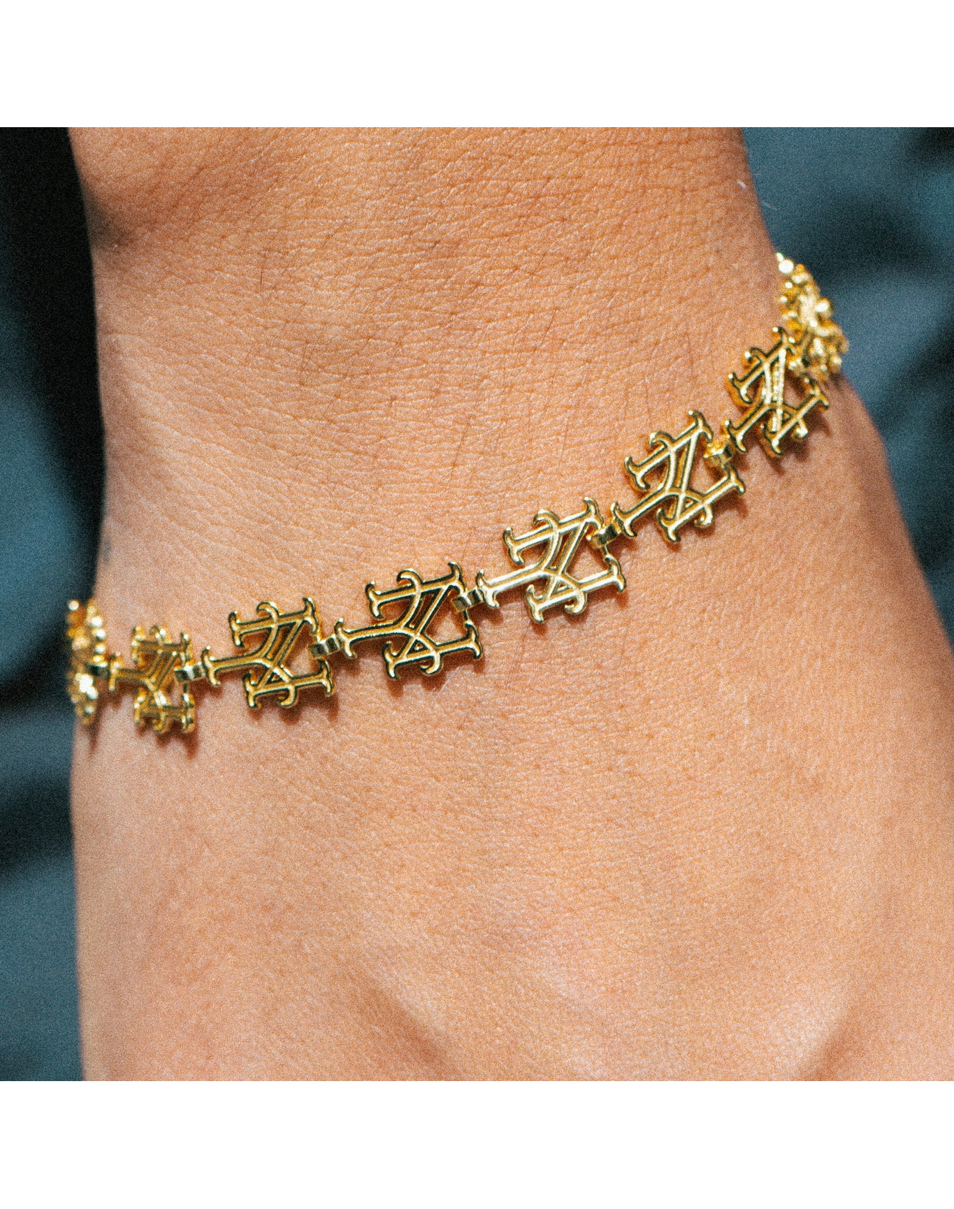 Ny Mets Cut Bracelet | Gold Vermeil