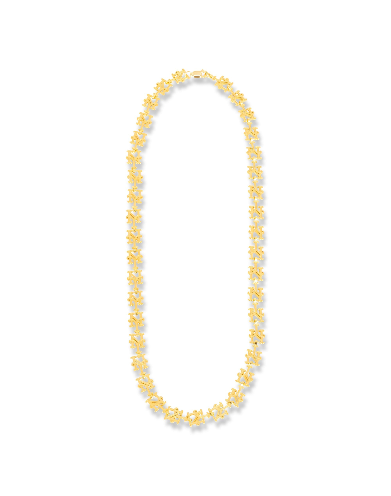 Ny Mets Cut Necklace | Gold Vermeil