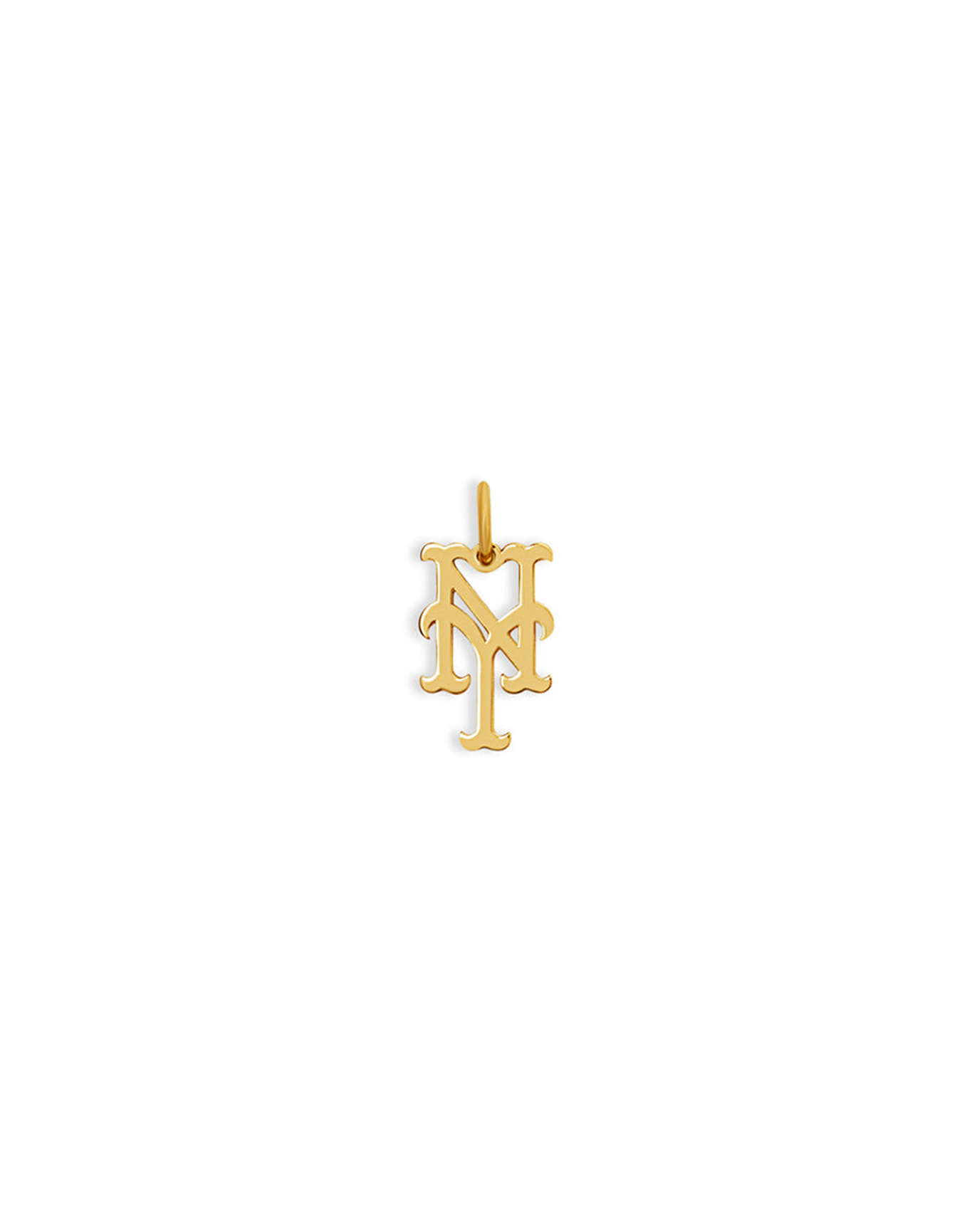 Ny Mets Mini Pendant Necklace | Gold Vermeil and Sterling Silver