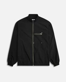 Nylon Track Jacket | Black