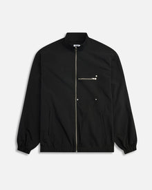 Nylon Track Jacket | Black