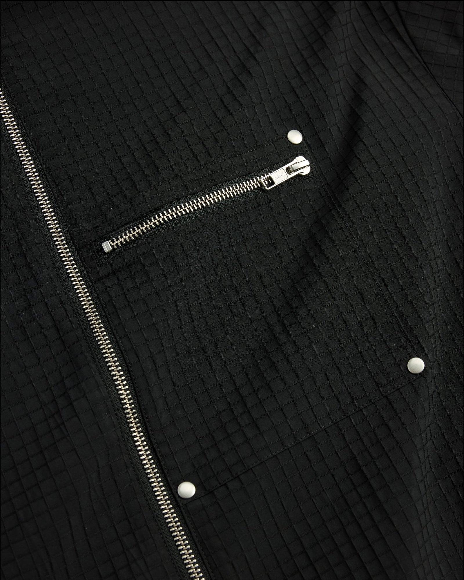 Nylon Track Jacket | Black