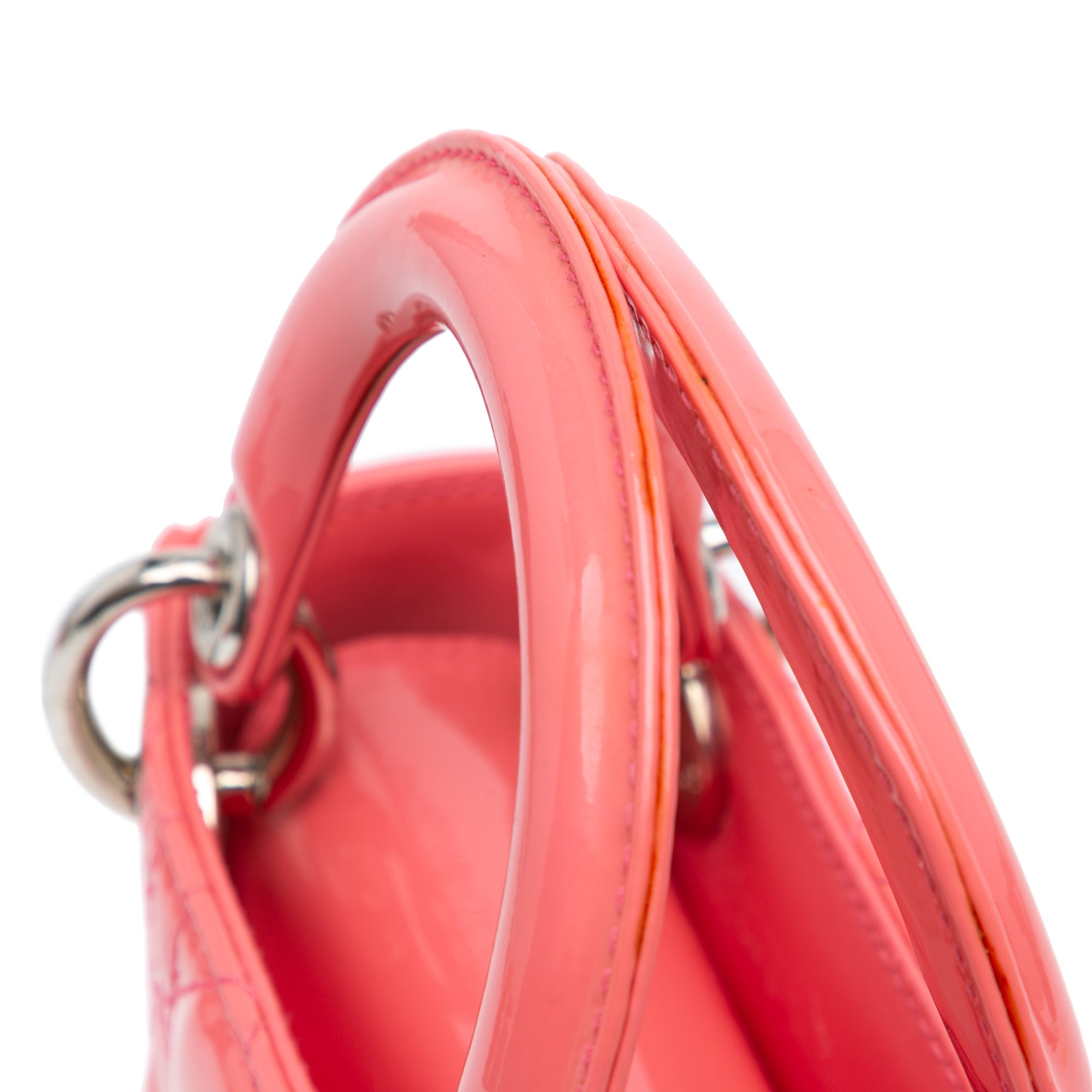 Dior | Pre-Owned Micro Patent Cannage Lady Dior | Pink