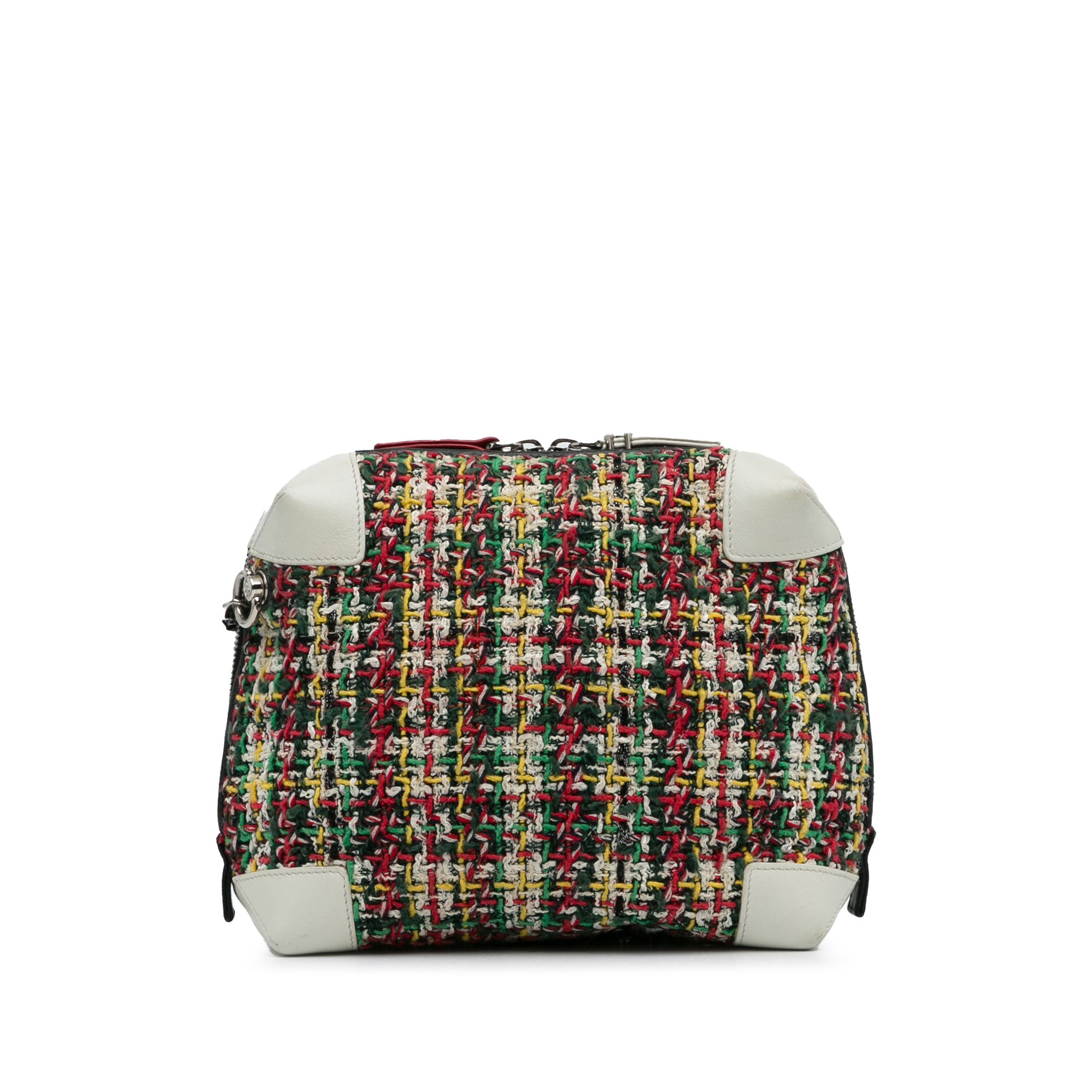 Chanel | Pre-Owned Tweed Street Allure Camera Bag | Red