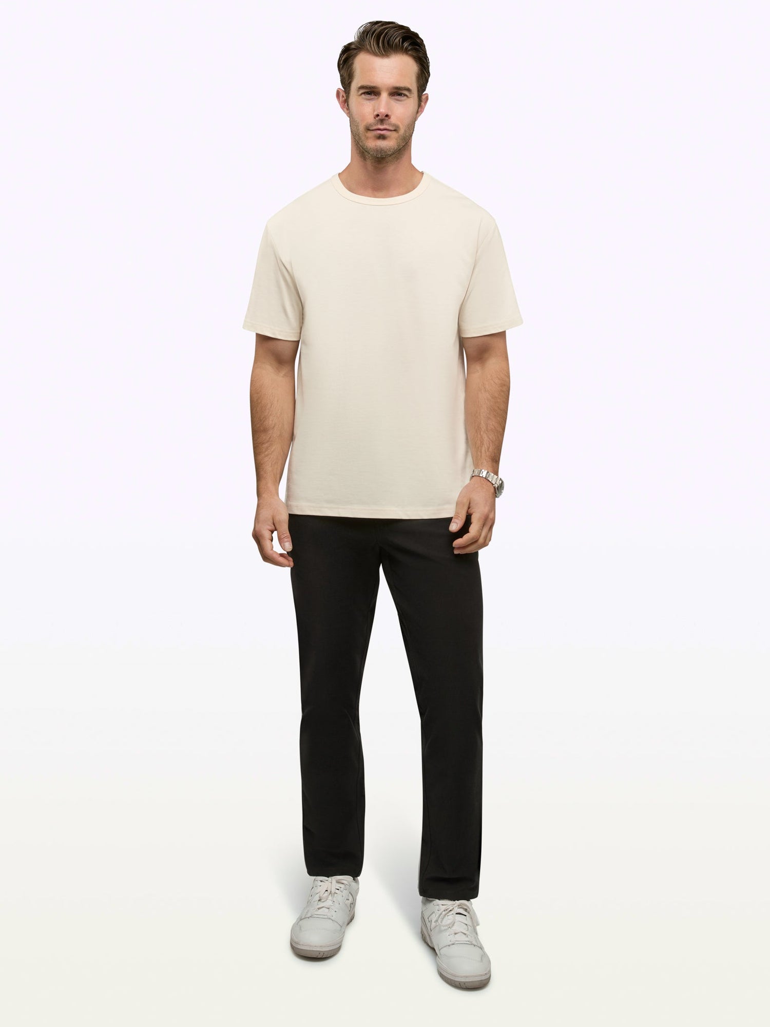 Mens | Overtime Relaxed-Fit Oversized Tee | Oat