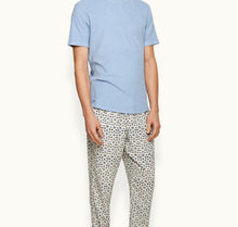 OB-T Towelling Crew Neck Organic Cotton Towelling T-Shirt | Blue Ash
