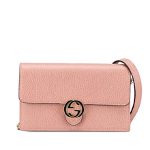 Gucci | Pre-Owned Interlocking G Dollar Wallet on Chain | Pink/Light Pink