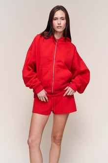 Womens | Zip Up Hoodie | Red Love