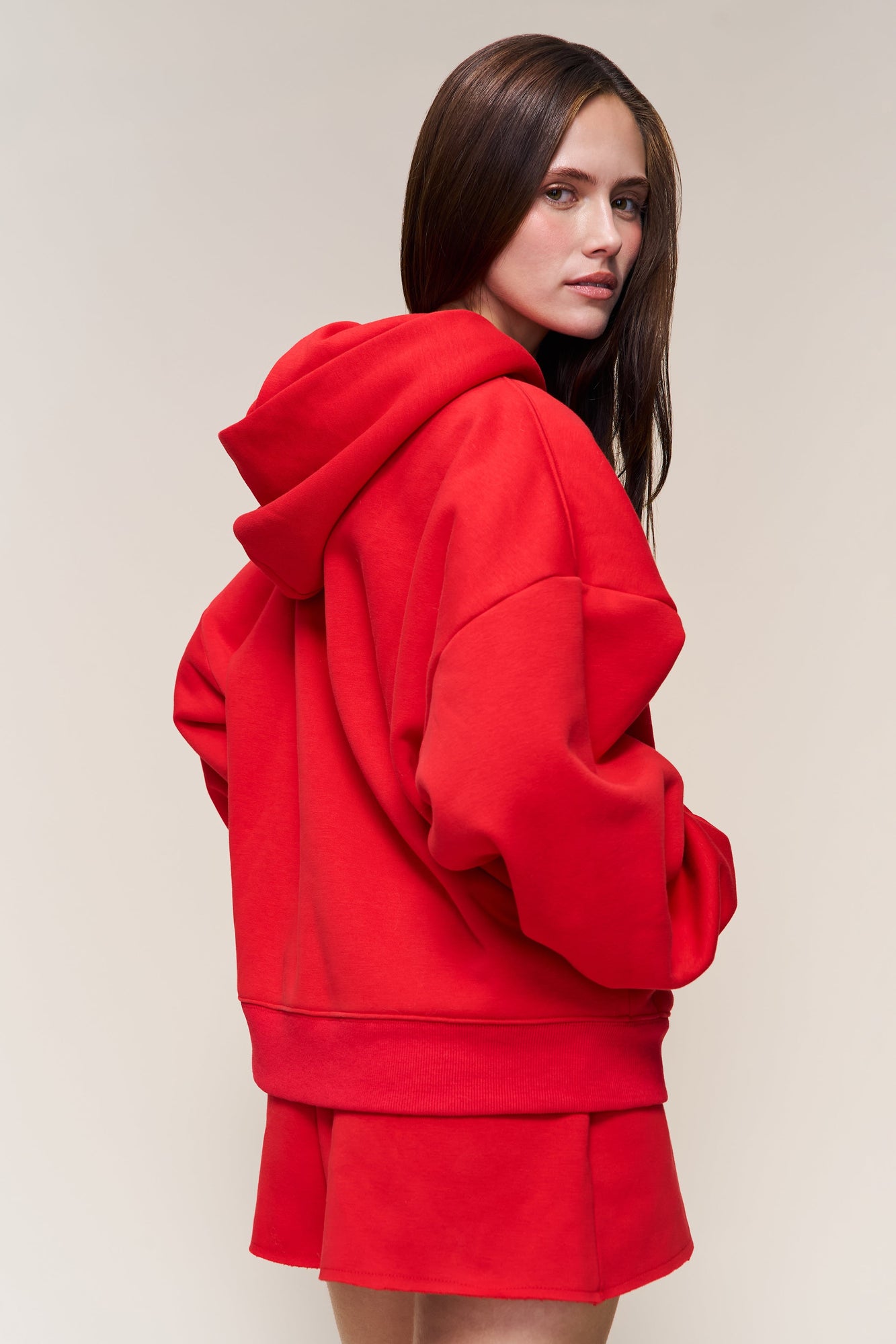 Womens | Zip Up Hoodie | Red Love
