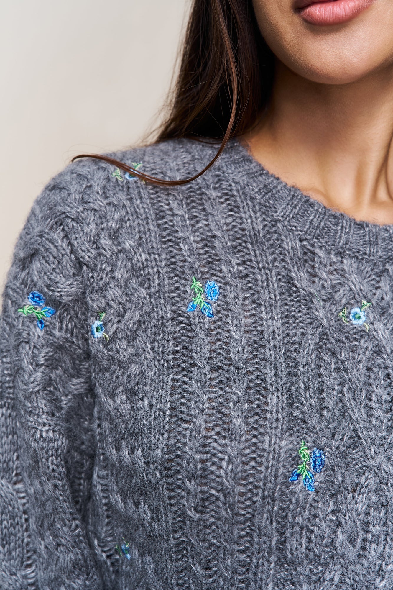 Womens | Etta Sweater | Medium Heather Grey