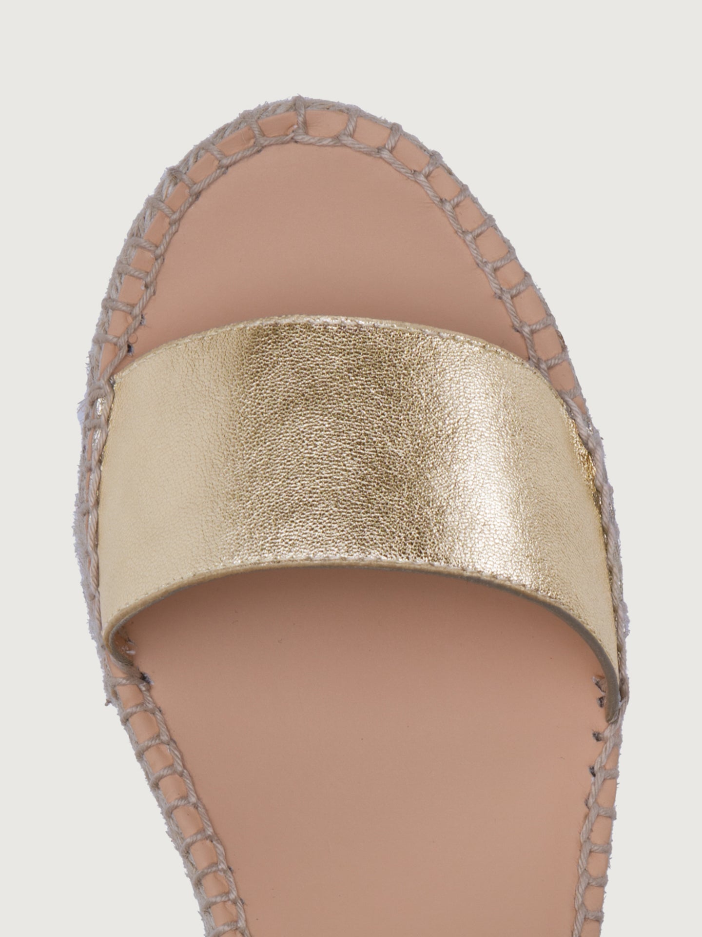 Lily Espadrille Sandal | Light Gold