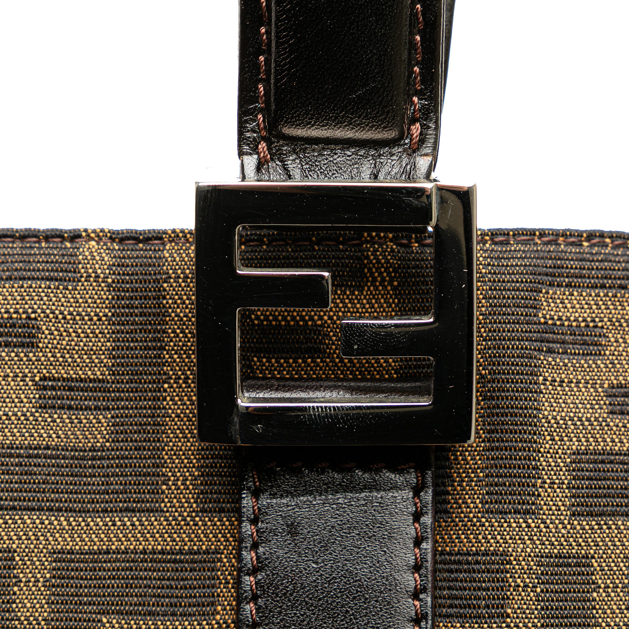 Fendi | Pre-Owned Large Zucca Canvas Twins Tote | Brown