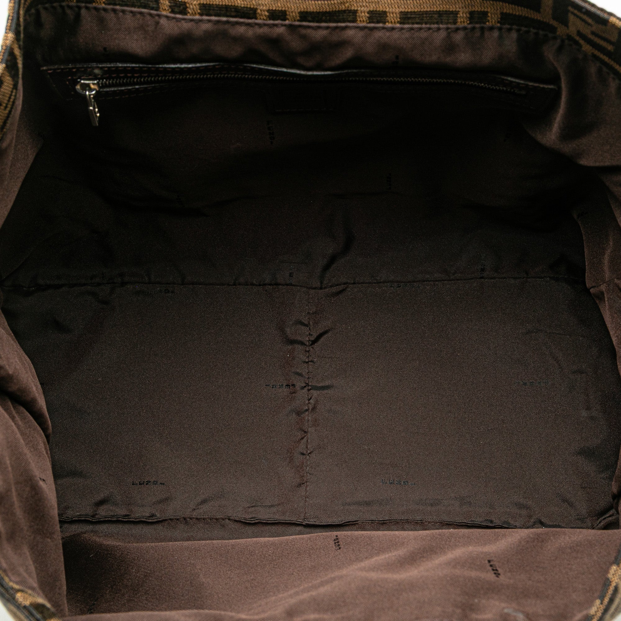 Fendi | Pre-Owned Large Zucca Canvas Twins Tote | Brown