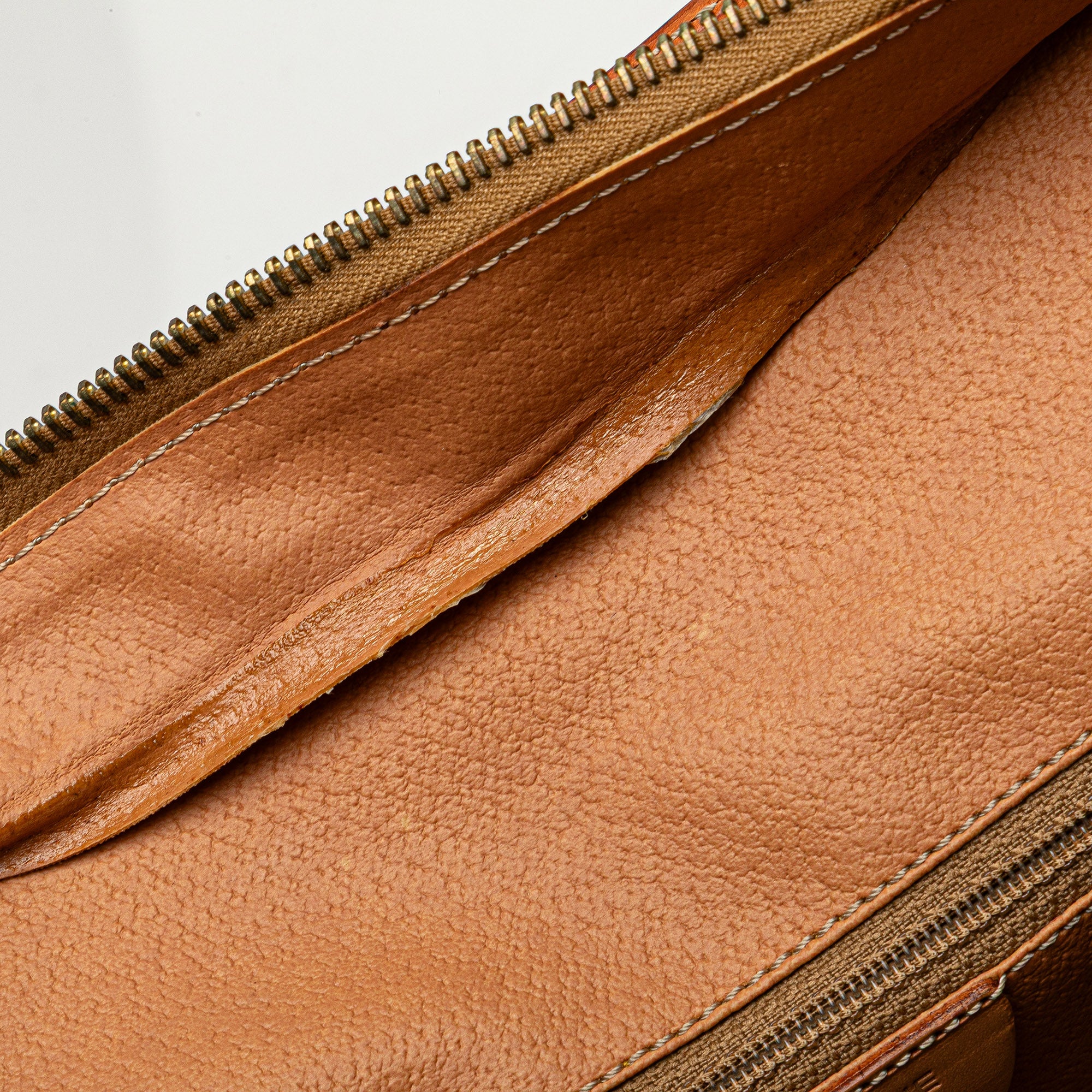 Celine | Pre-Owned Macadam Coated Canvas Handbag | Brown