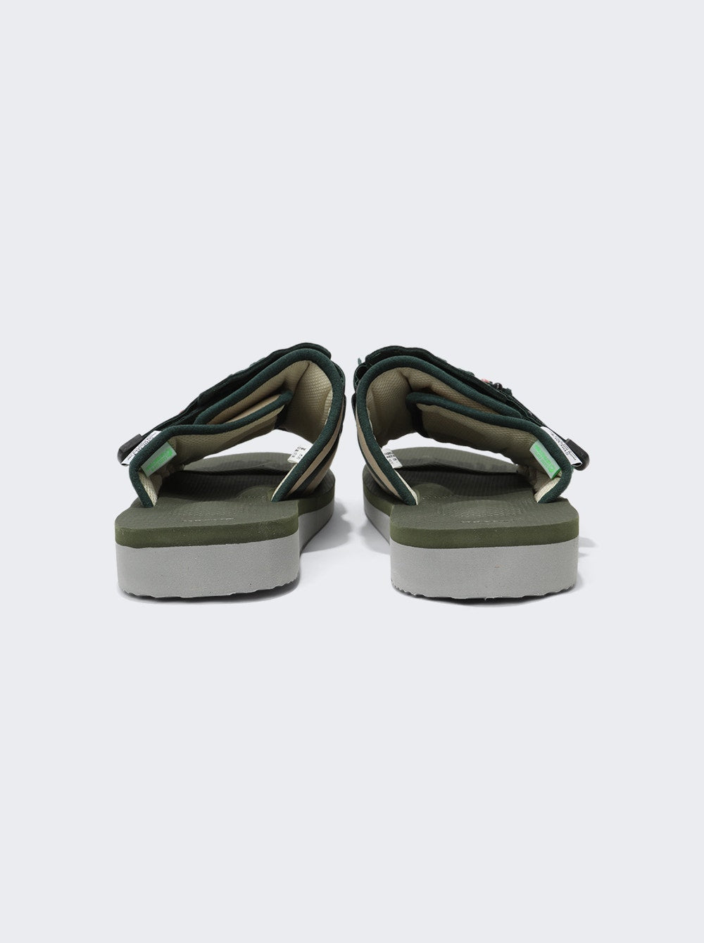 Men | Suicoke | Hoto-cab Sandals | Beige & Green