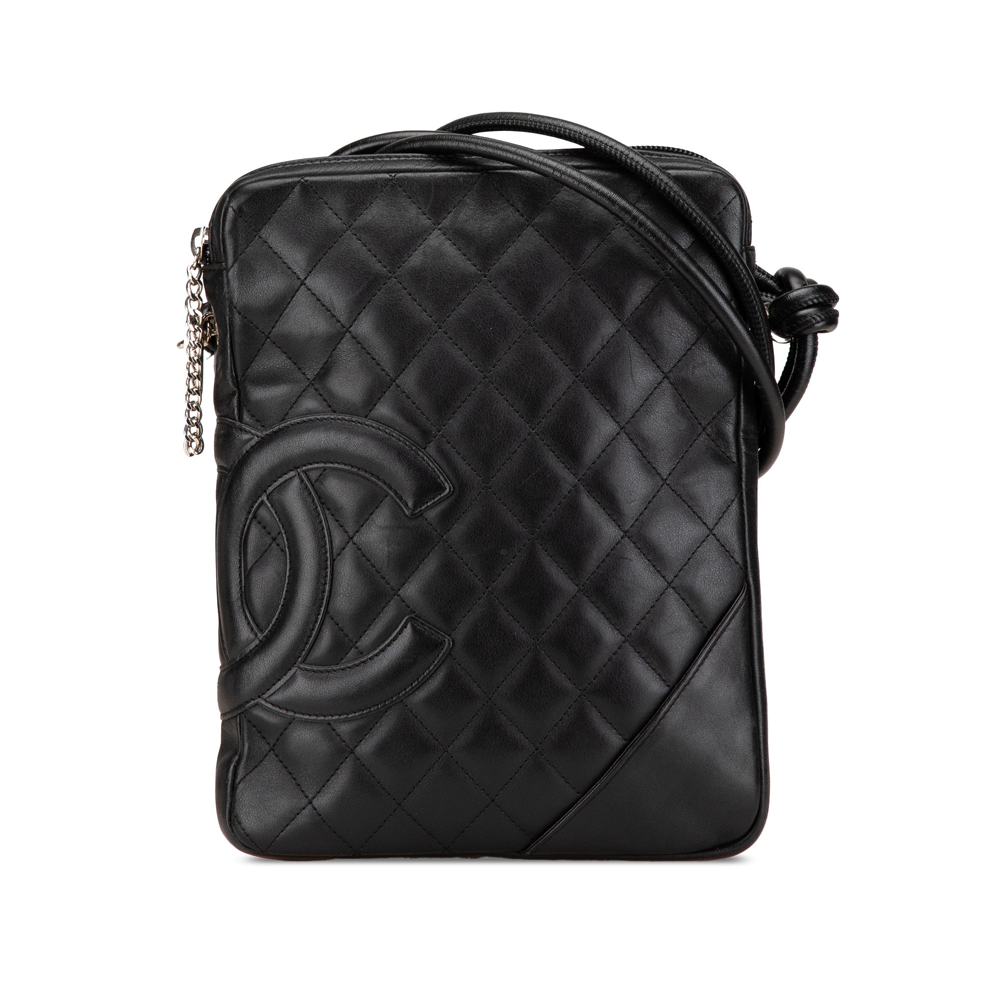 Chanel | Pre-Owned Lambskin Cambon Ligne Crossbody | Black