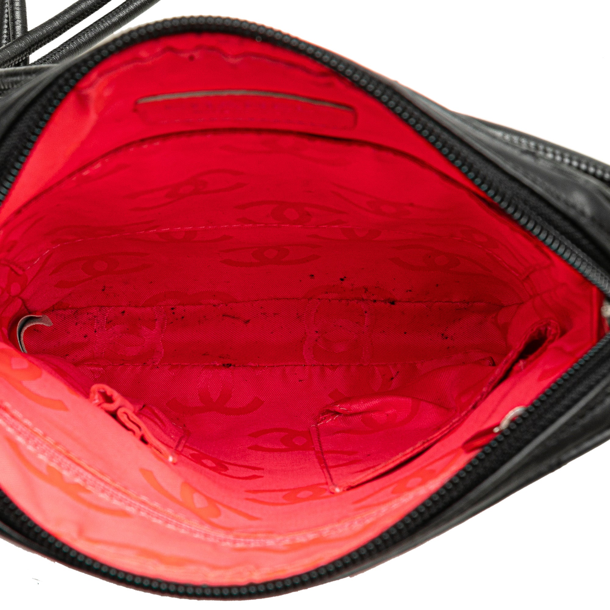 Chanel | Pre-Owned Lambskin Cambon Ligne Crossbody | Black