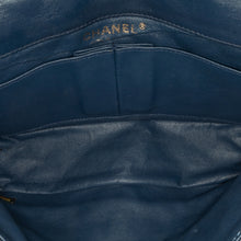 Chanel | Pre-Owned CC Quilted Lambskin Double Flap | Blue/Navy