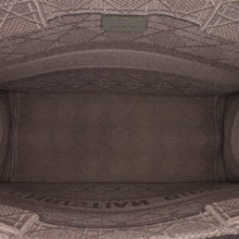 Dior | Pre-Owned Medium Cannage Embroidered Book Tote - II | Gray