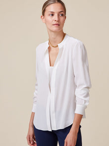 Olympia Silk Blouse | Ivory