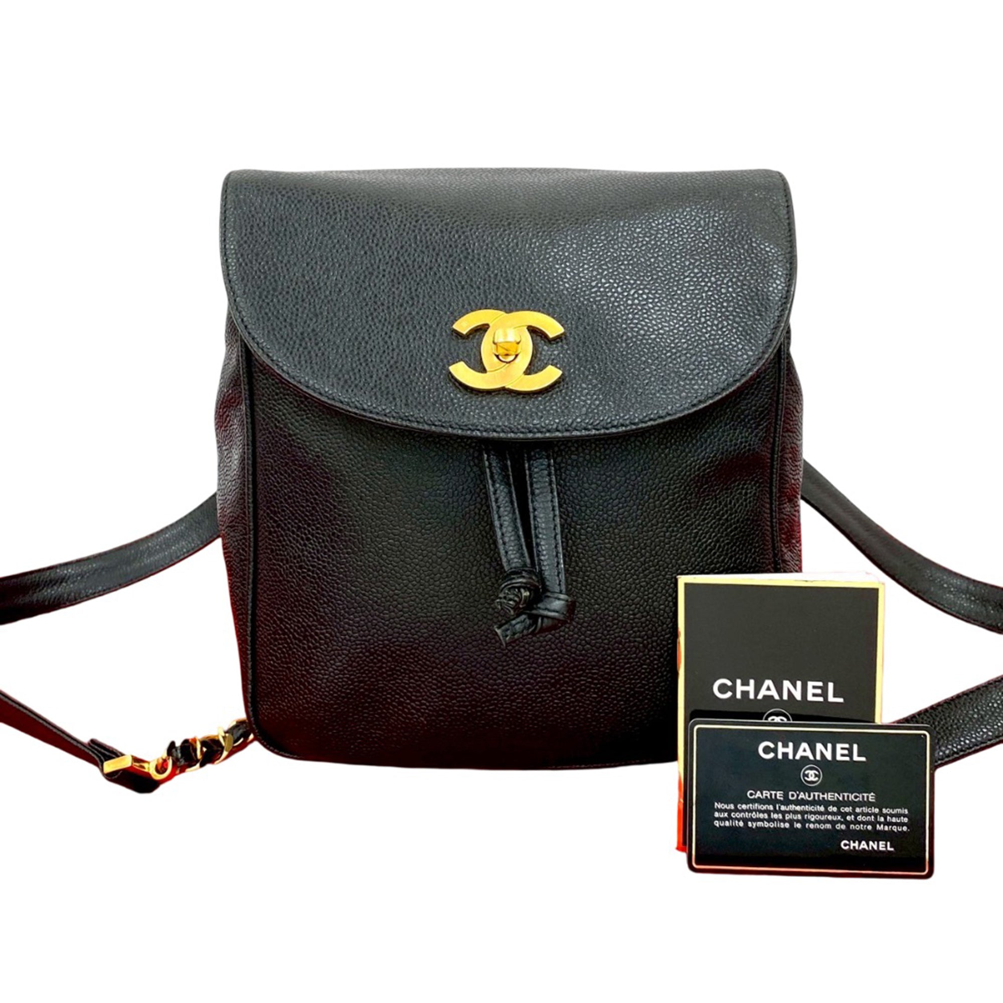 Luxclusif | Chanel | Pre-Owned Caviar CC Turnlock Backpack 