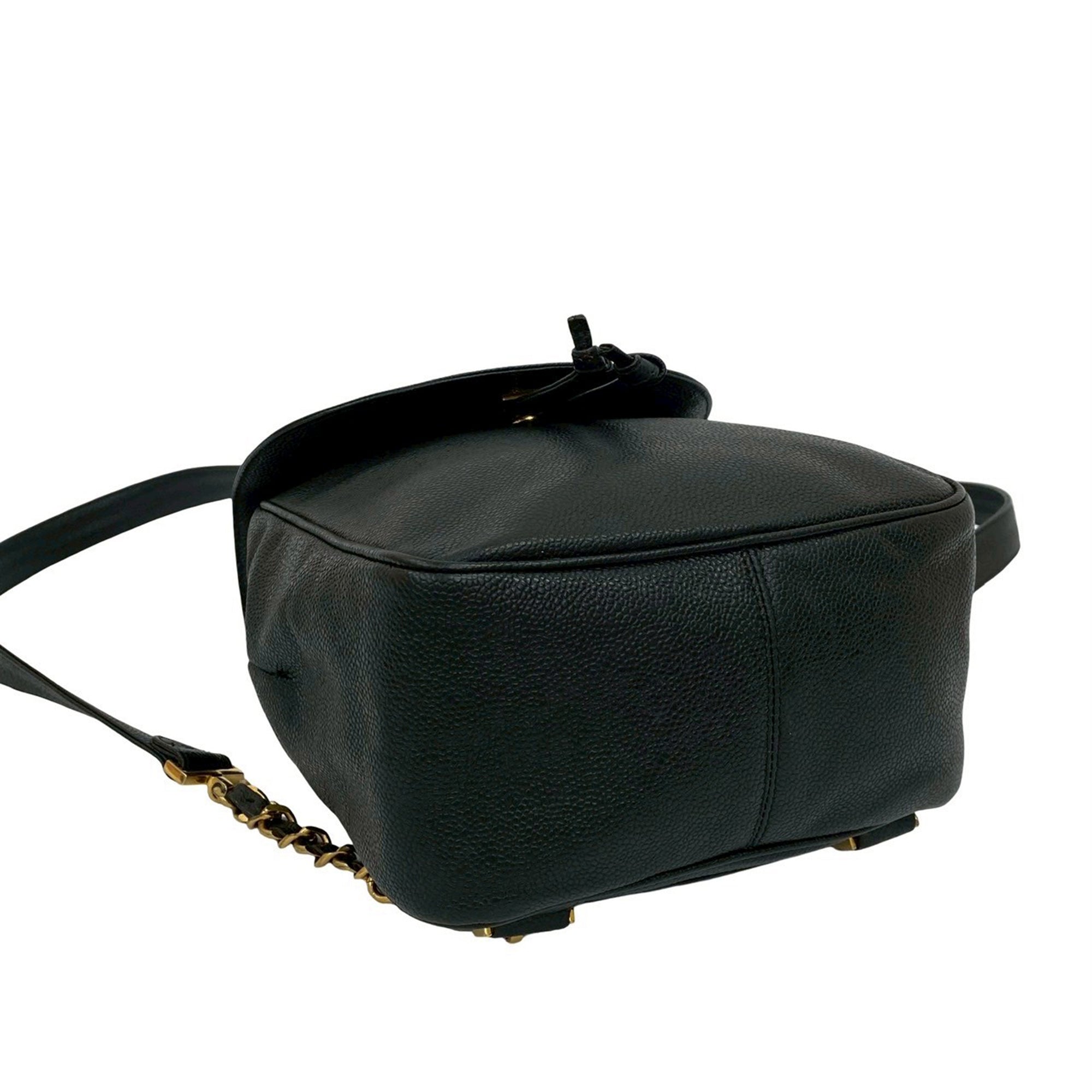 Chanel Leather CC Logo Tortie Shell Turnlock Backpack Black Black looks better with gold. CC Chain Turnlock Medallion  main image 4