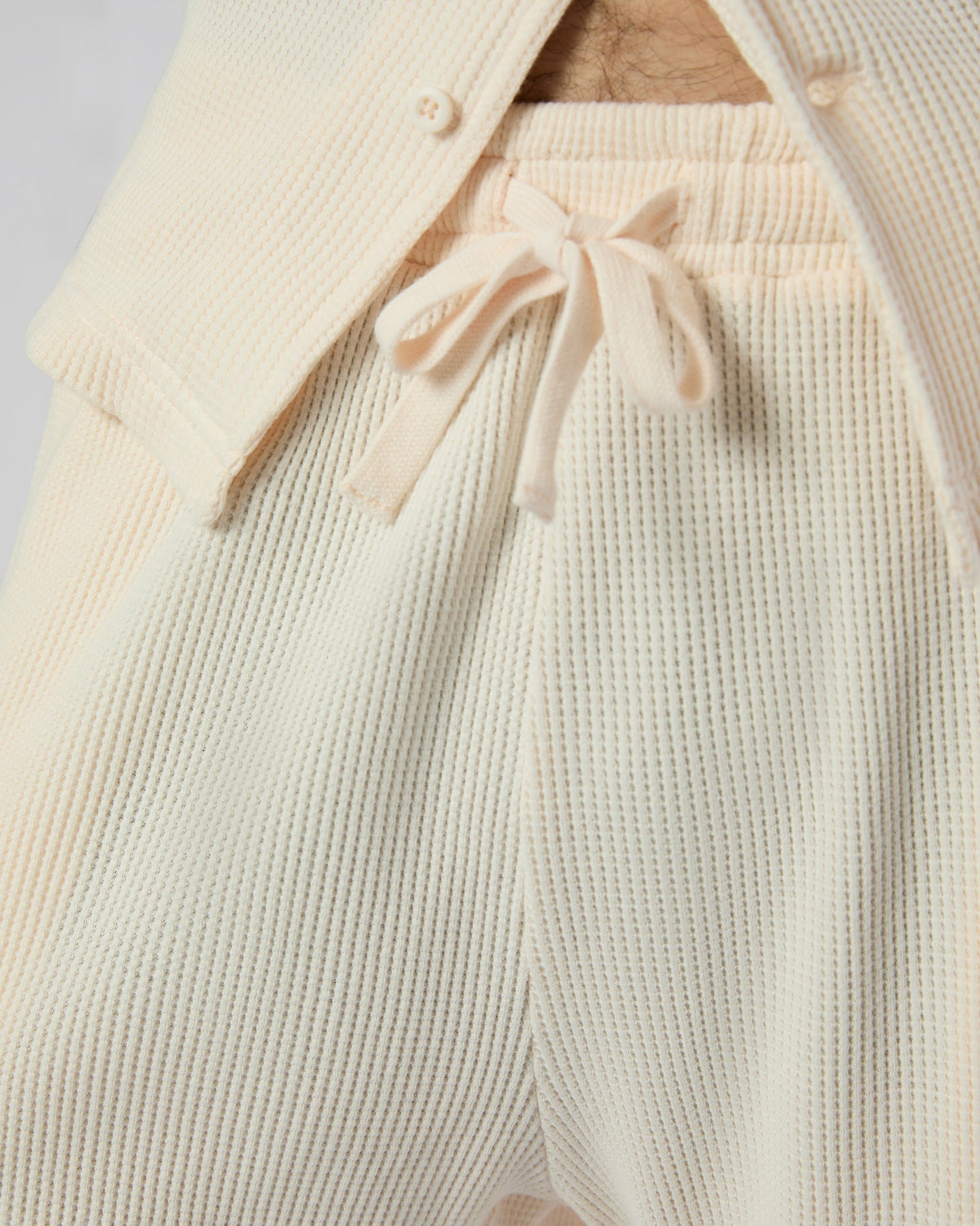 Mens | Macro Waffle Pull-On Short 6" | Salt