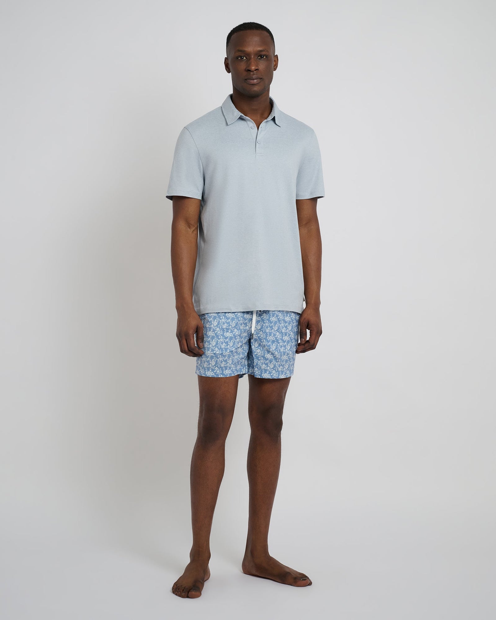 Mens | Sun Polo | Sky