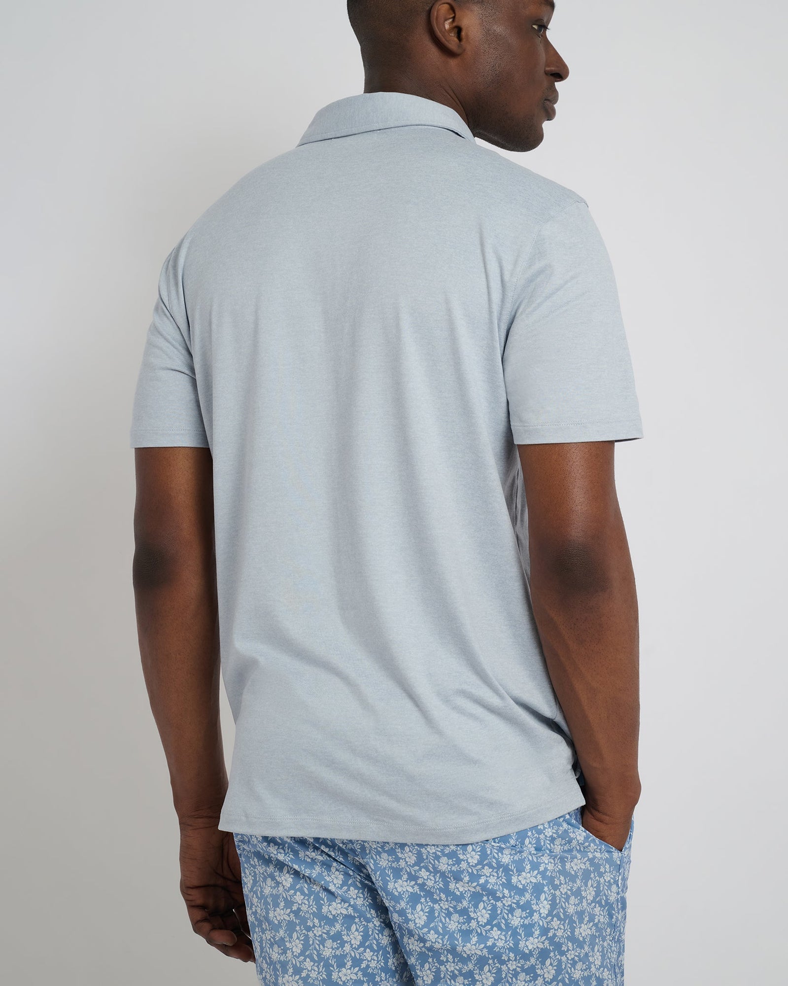 Mens | Sun Polo | Sky