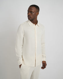 Mens | Standard Long Sleeve Linen Shirt | Oat