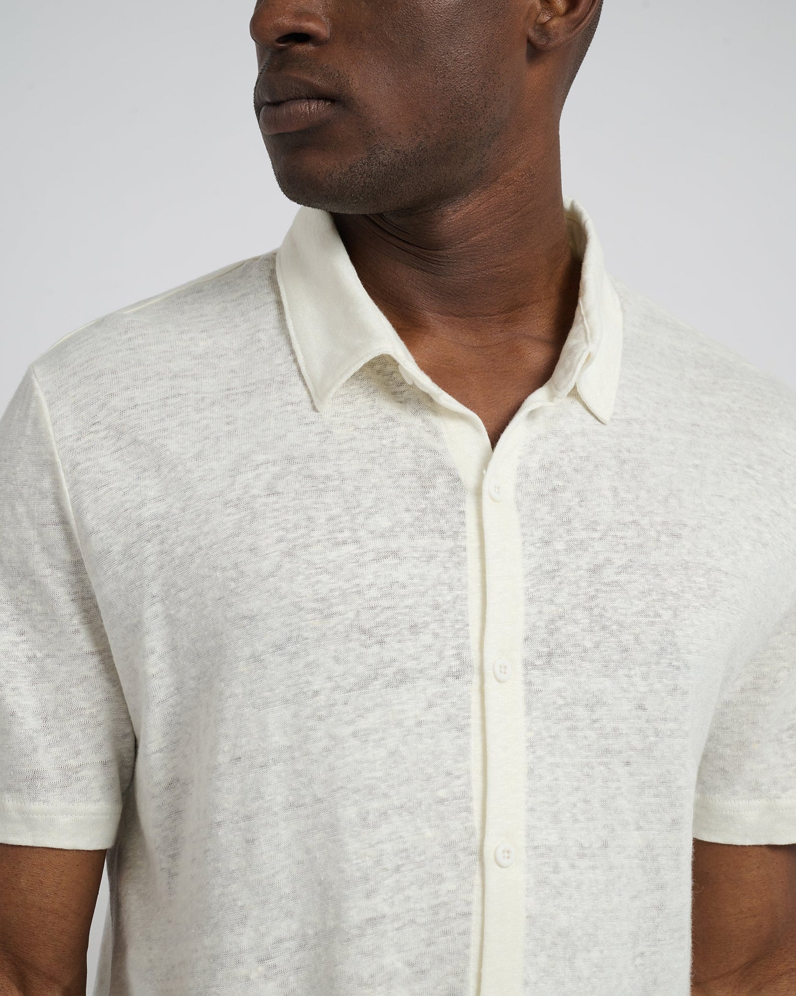 Mens | Dylan Linen Shirt | White