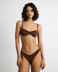 Womens | Chiara Bikini Bottom | Rum