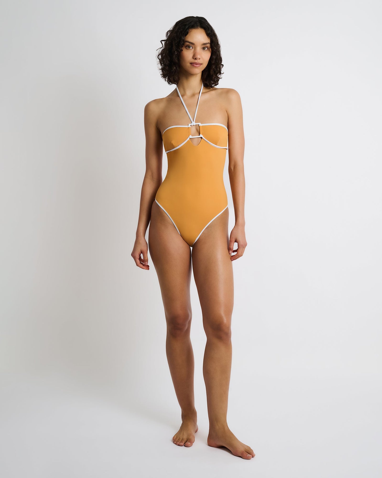 Womens | Palermo One Piece | Sunset/White