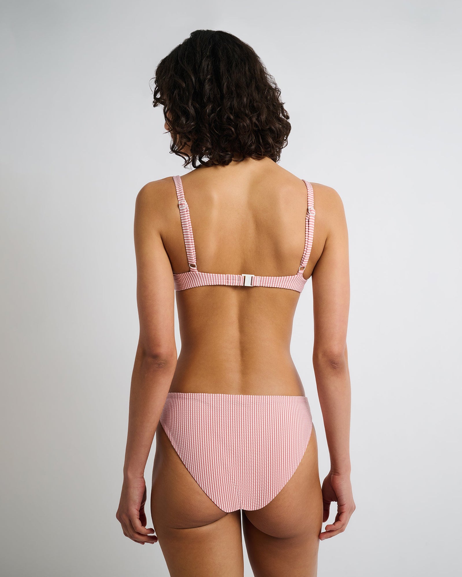 Womens | Marilyn Bikini Top | Rosette/White