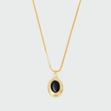The Onyx Heirloom Pendant Necklace | 18Kt Gold Vermeil