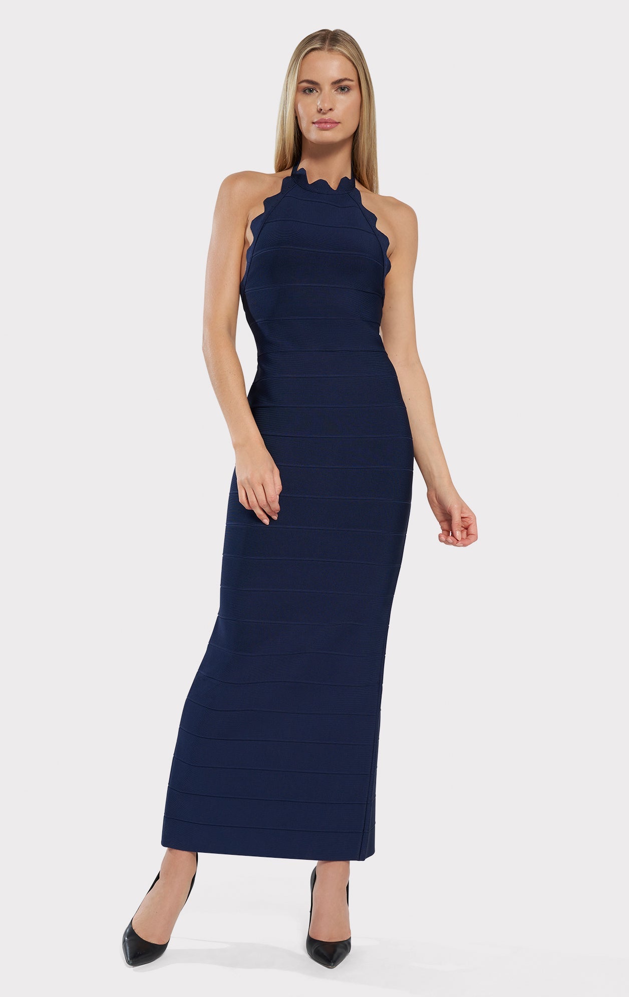 Scallop Edge Gown | Classic Blue