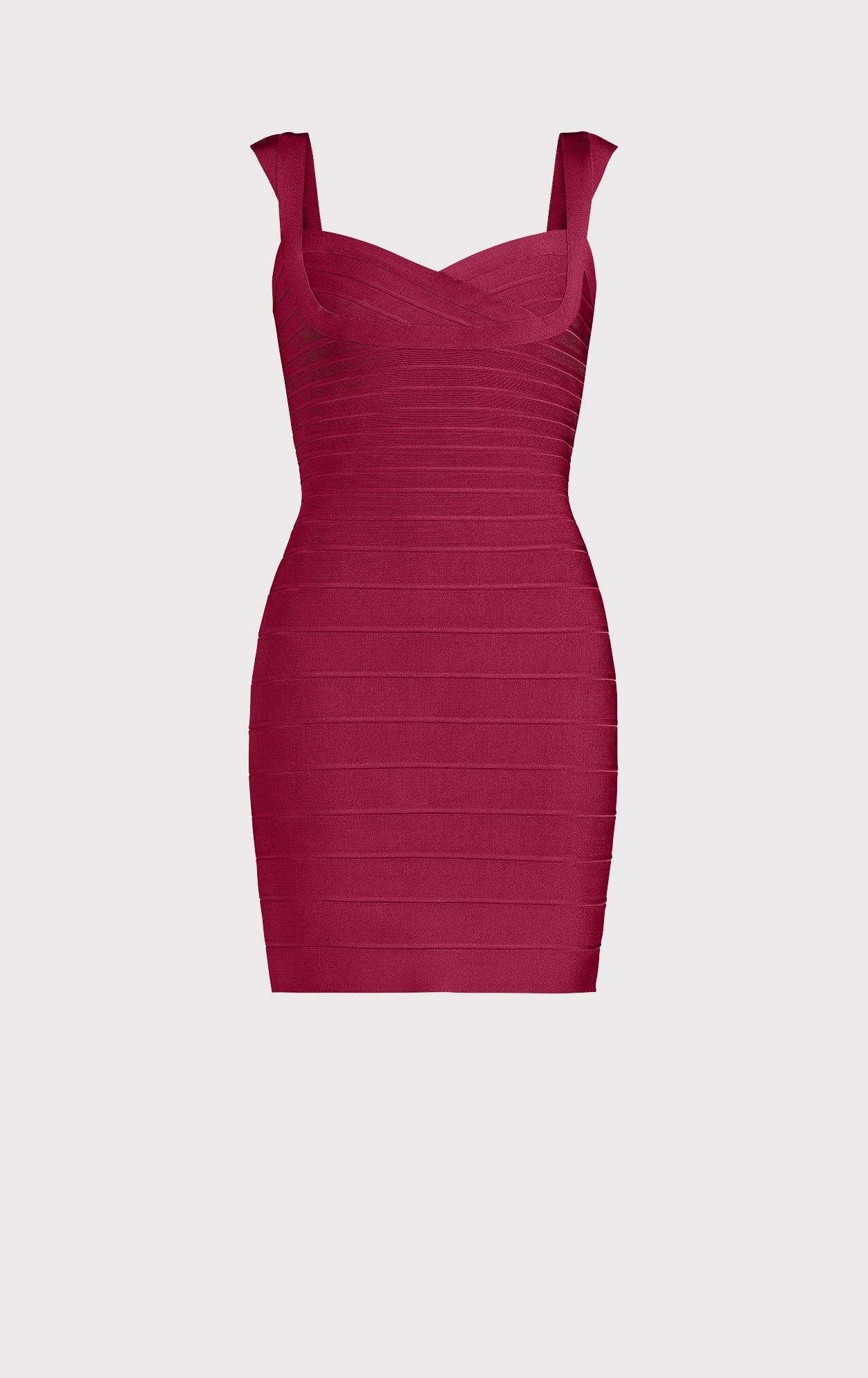 Sweetheart Banded Mini Dress | Raspberry