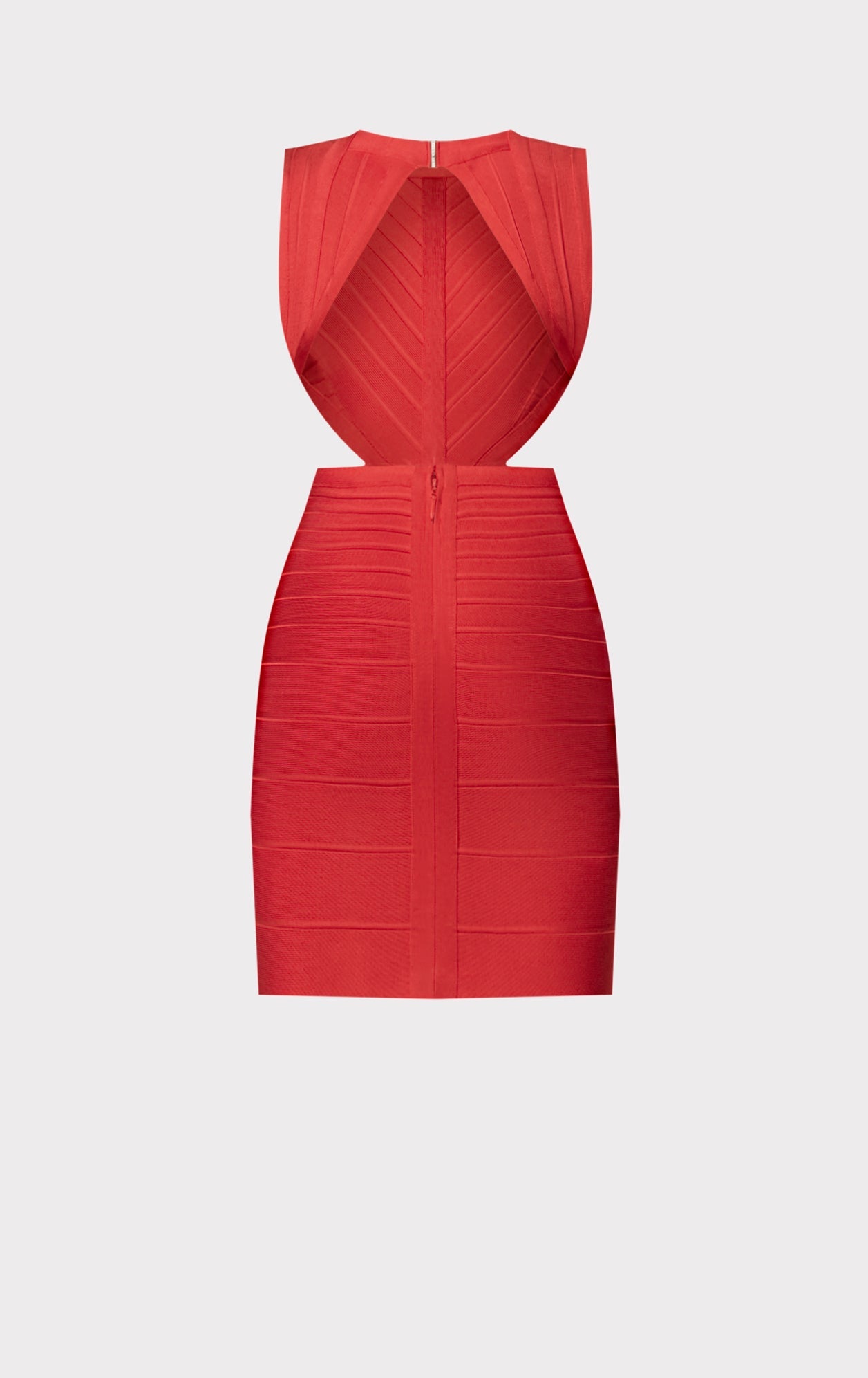 Cut Out Open Back Mini Dress | Lipstick Red